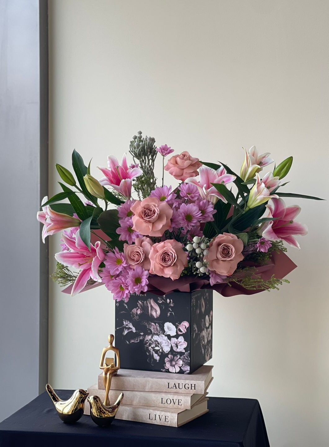 Pink and Cappuccino Flowers