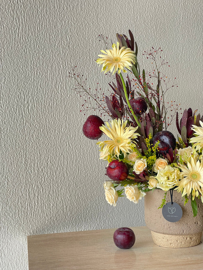 Plum Fruit Arrangement
